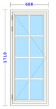 Sidehengsla venstre hengsla 688x1718